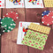 Summer Camping On Table with Poker Chips
