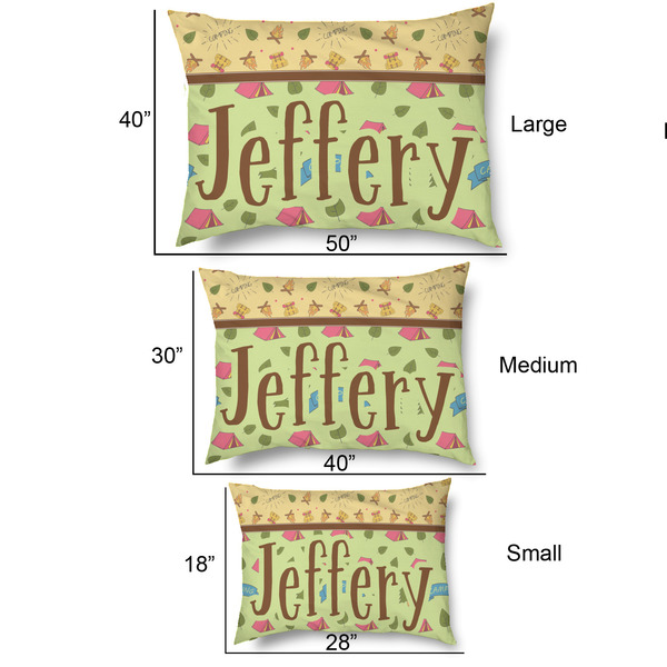 Summer Camping Outdoor Dog Beds - SIZE CHART