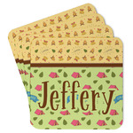 Summer Camping Paper Coasters w/ Name or Text