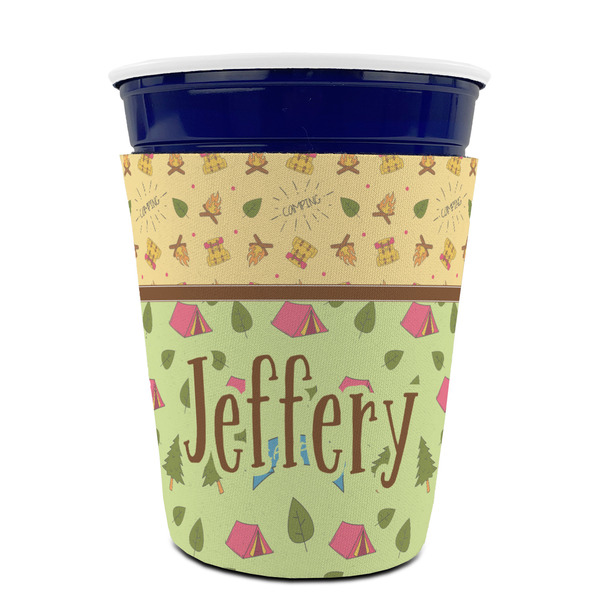 Summer Camping Party Cup Sleeves - without bottom - FRONT (on cup)