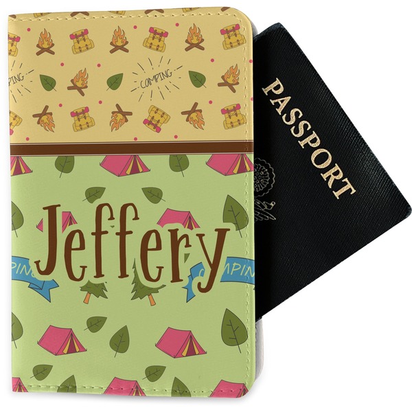 Custom Summer Camping Passport Holder - Fabric (Personalized)