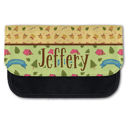 Summer Camping Canvas Pencil Case w/ Name or Text