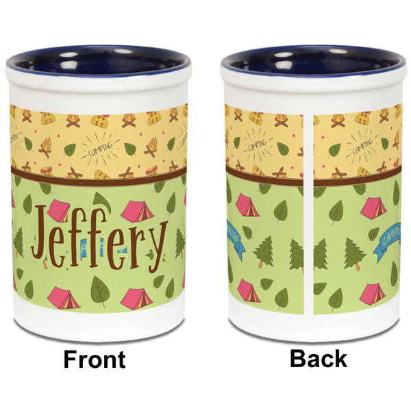 Summer Camping Pencil Holder - Blue - approval