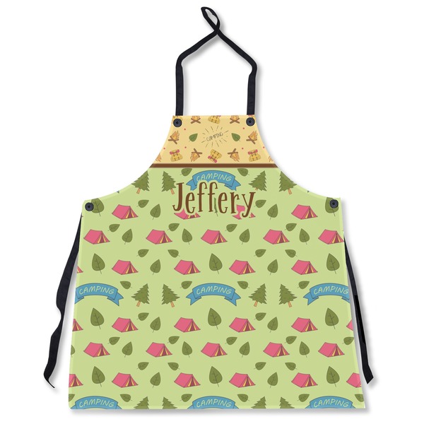Custom Summer Camping Apron Without Pockets w/ Name or Text