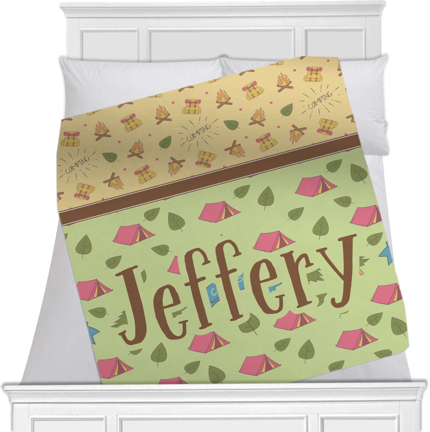 Summer Camping Blanket (Personalized) YouCustomizeIt