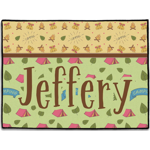 Custom Summer Camping Door Mat (Personalized)