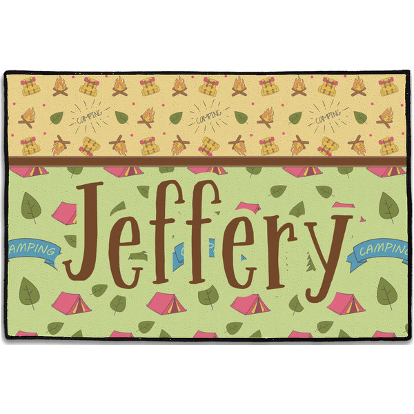 Summer Camping Personalized Door Mat - 36x24 (APPROVAL)