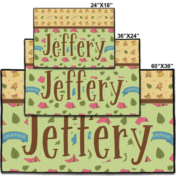 Summer Camping Personalized Door Mat - Group Parent IMF
