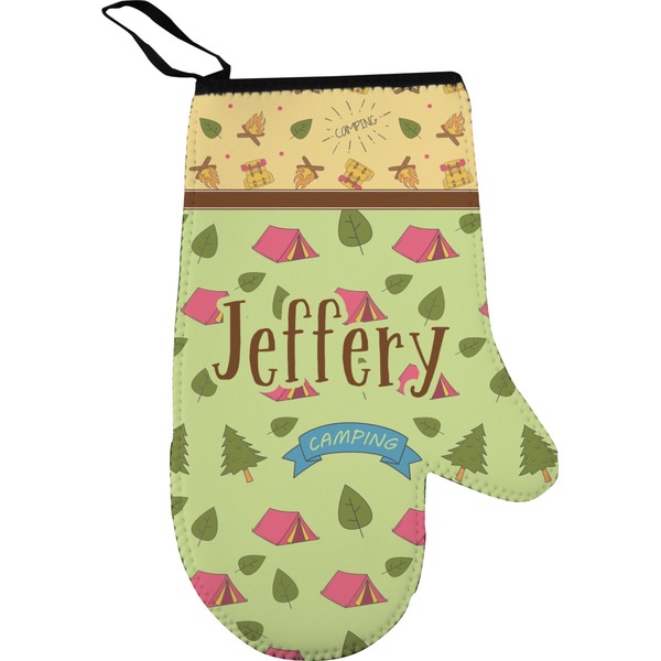 Custom Summer Camping Oven Mitt (Personalized)