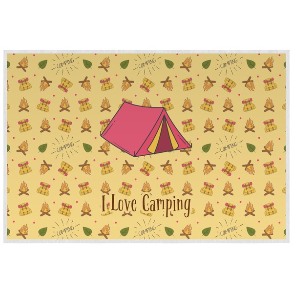 Summer Camping Personalized Placemat (Back)