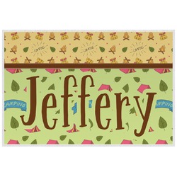 Summer Camping Laminated Placemat w/ Name or Text