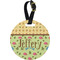 Summer Camping Personalized Round Luggage Tag