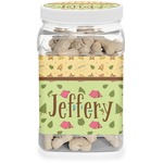 Summer Camping Dog Treat Jar (Personalized)