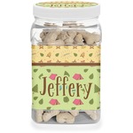 Summer Camping Dog Treat Jar (Personalized)