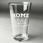 Summer Camping Pint Glass - Engraved (Single)