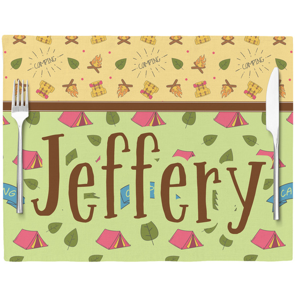 Summer Camping Placemat with Props