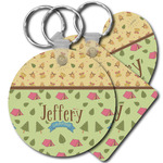 Summer Camping Plastic Keychain (Personalized)