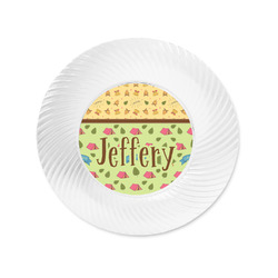 Summer Camping Plastic Party Appetizer & Dessert Plates - 6" (Personalized)
