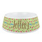 Summer Camping Plastic Dog Bowl - Medium (Personalized)