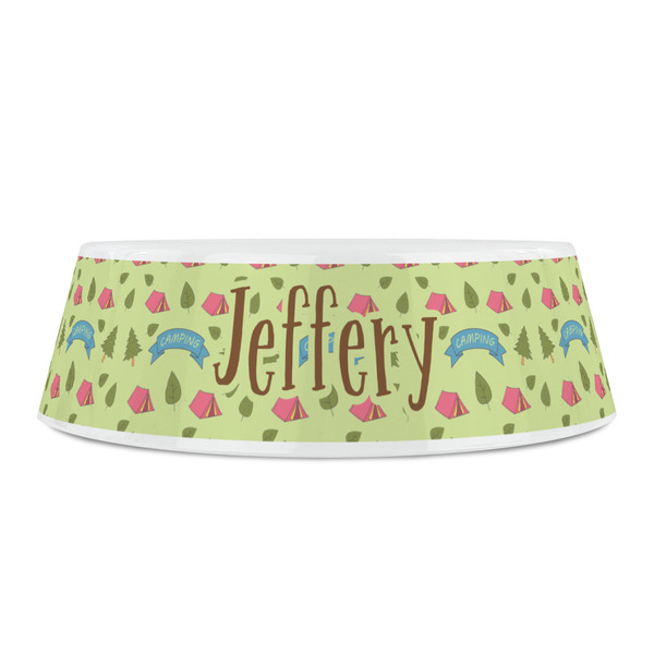 Summer Camping Plastic Pet Bowls - Small - FRONT