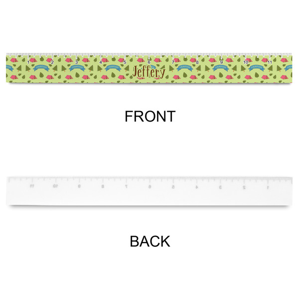Summer Camping Plastic Ruler - 12" - APPROVAL