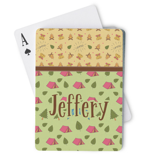 Custom Summer Camping Playing Cards (Personalized)