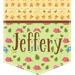 Summer Camping Iron On Faux Pocket (Personalized)