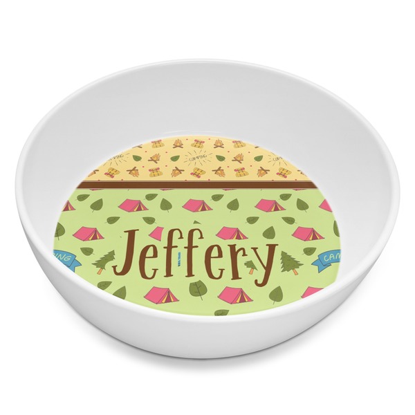 Custom Summer Camping Melamine Bowl - 8 oz (Personalized)