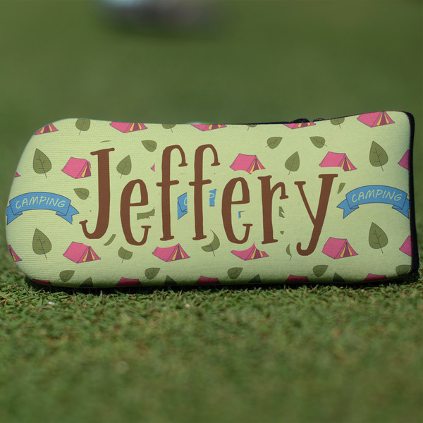 Custom Summer Camping Blade Putter Cover (Personalized)