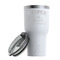 Summer Camping RTIC Tumbler -  White (with Lid)