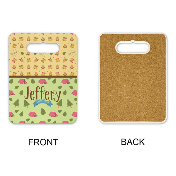 Summer Camping Rectangle Trivet with Handle - APPROVAL