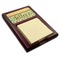 Summer Camping Red Mahogany Sticky Note Holder - Angle
