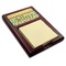 Summer Camping Red Mahogany Sticky Note Holder (Personalized)
