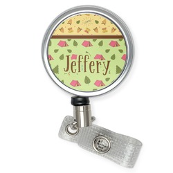 Summer Camping Retractable Badge Reel (Personalized)