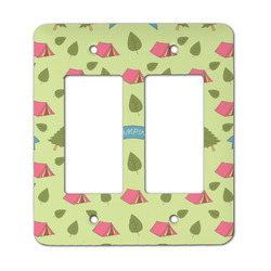 Summer Camping Rocker Style Light Switch Cover - Two Switch