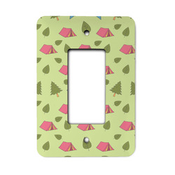 Summer Camping Rocker Style Light Switch Cover - Single Switch