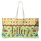 Summer Camping Large Tote Bag with Rope Handles (Personalized)