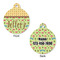 Summer Camping Round Pet ID Tag - Large - Approval