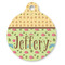 Summer Camping Round Pet ID Tag - Large - Front