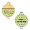 Summer Camping Round Pet Tag - Front & Back