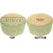Summer Camping Round Pouf Ottoman (Top and Bottom)