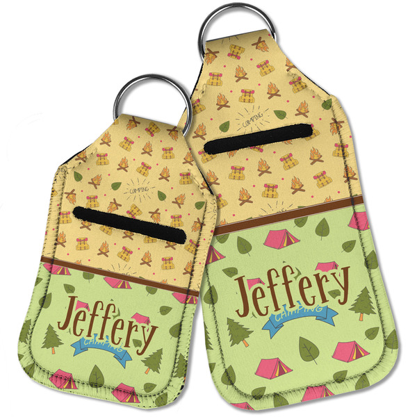 Summer Camping Sanitizer Holder Keychain - Parent Main