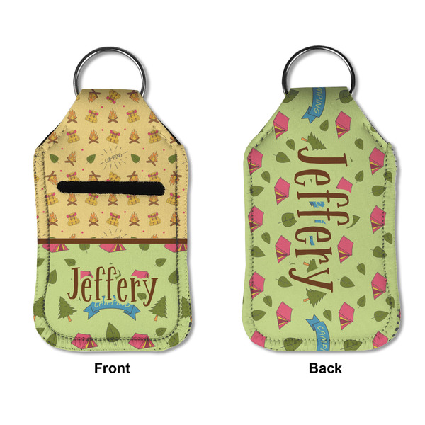 Summer Camping Sanitizer Holder Keychain - Small APPROVAL (Flat)