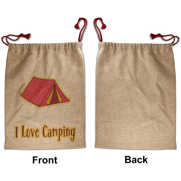 Summer Camping Santa Bag - Approval - Front