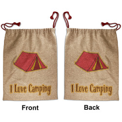 Summer Camping Santa Sack - Front & Back (Personalized)