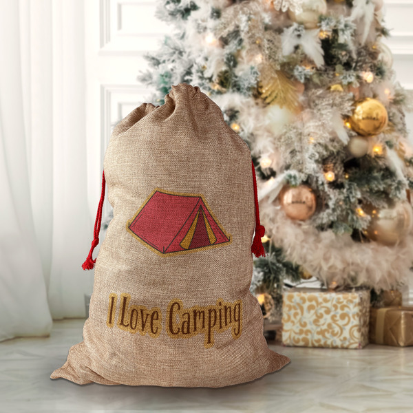 Summer Camping Santa Bag - Lifestyle