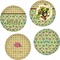 Summer Camping Set of Lunch / Dinner Plates