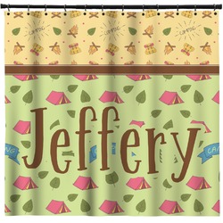 Summer Camping Shower Curtain (Personalized)