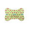 Summer Camping Bone Shaped Dog Food Mat (Small) (Personalized)