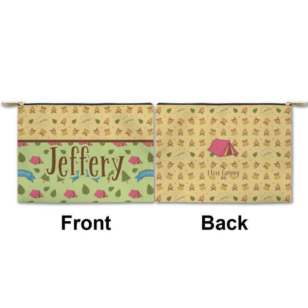 Summer Camping Small Zipper Pouch Approval (Front and Back)